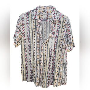 Denim & Flower RICKY SINGH Multicolor Geometric Casual Shirt